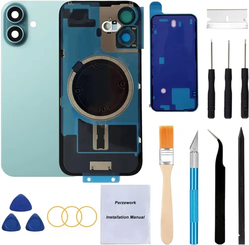 Vista 38 de Reemplazo de cristal trasero OEM para iPhone Xs de 5.8 pulgadas con kit de herramientas de reparación y adhesivo preinstalado (Oro)