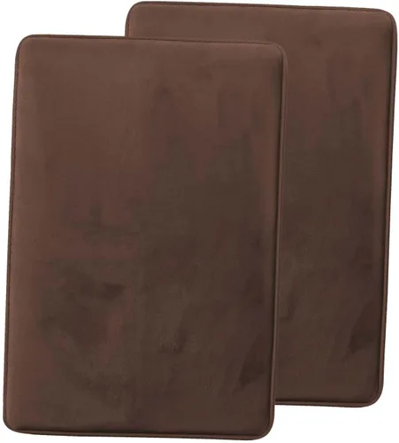 Vista 45 de Clara Clark Alfombra de Baño 24" x 17" - Alfombras de Baño, Tapete de Baño de Espuma Viscoelástica, Afelpado, Acogedor, Ultra Suave, Antideslizante