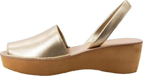 Vista 2 de Kenneth Cole REACTION Sandalia de cuña de cristal fino para mujer