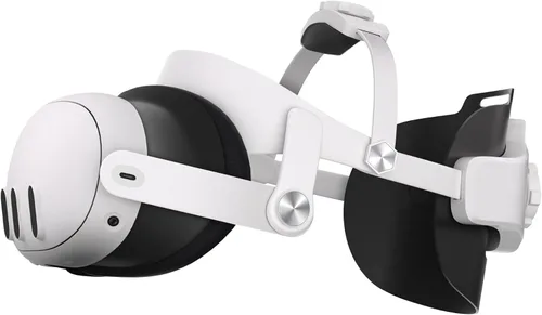 Vista 7 de Comfort Head Strap Compatible with Meta Quest 3 Accessories. MQ3 Elite Strap Replacement for Enhanced Support, Pressure-Free, Immersive VR Gaming
