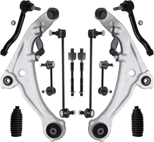 Vista 31 de Detroit Axle – 12 brazos de control superiores e inferiores delanteros con rótulas, barras de unión exteriores e interiores con topes, barras