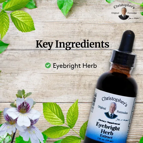 Vista 3 de Christopher's Original Formulas Extracto de hierbas Eyebright, 2 fl oz