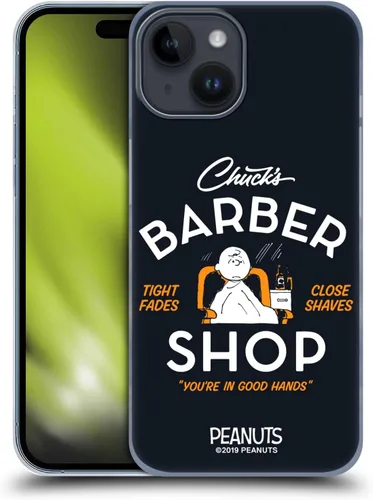 Vista 28 de Head Case Designs Carcasa rígida con licencia oficial de Peanuts Charlie Brown Chuck Barber Shop compatible con Apple iPhone 7/8/SE 2020 y 2022