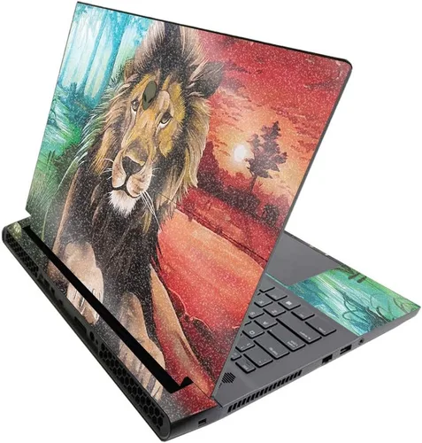 Vista 364 de MightySkins - Skin brillante con purpurina para Alienware M17 R3 (2020) y M17 R4 (2021) - Diversión de los años 90 Acabado duradero con purpurina