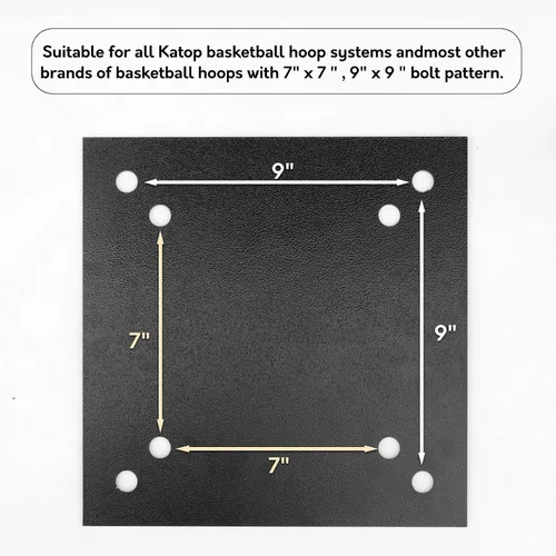 Vista 2 de Katop Universal 9" Basketball Hoop Anchor Kit, Designed for Easy Relocation and Compatible with Most Basketball Goals