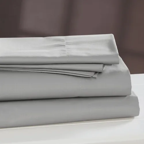 Vista 3 de Cuddledown Dreamstead - Juego de sábanas 100 % algodón, 300 hilos, tejido satinado de lujo, algodón peinado puro, suave, resistente a las arrugas