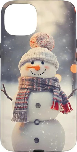 Vista 9 de Cute Christmas Snowman Winter Snow Scene Holiday Season Case for iPhone 17