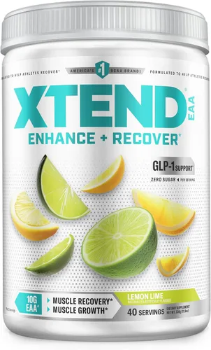 Vista 7 de Xtend - Polvo EAA + BCAA para recuperación muscular y crecimiento muscular magro, 9 aminoácidos esenciales para entrenamiento intra o recuperación