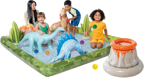 Vista 12 de INTEX 57128MW Shark Play Center - Piscina inflable para niños, 61.5 x 51 x 33 pulgadas, a partir de 2 años