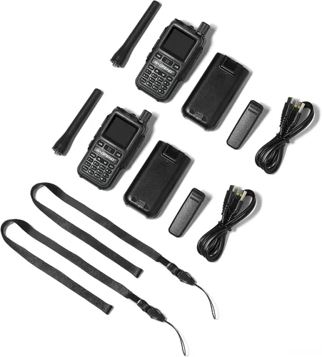 Vista 8 de BAOFENG Radios portátiles UV-5G Mini GMRS, 999 CHs, programación de Negro & gris