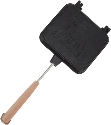 Vista 8 de JTLB Sartén para sándwich, doble cara a prueba de palillos con mango desmontable para bistec, pan, huevo