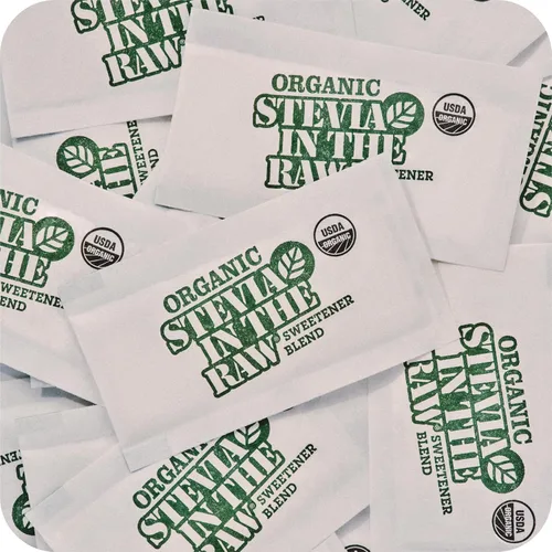 Vista 3 de Stevia In The Raw - Paquetes de edulcorante orgánico de stevia, 40 unidades, cero calorías, paquetes sustitutivos de azúcar de stevia, sin eritritol