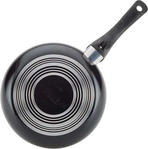 Vista 10 de Farberware Glide Escalfador de Huevos Antiadherente de Cerámica Cobreada con Tapa, 8 Pulgadas, Negro - 10654