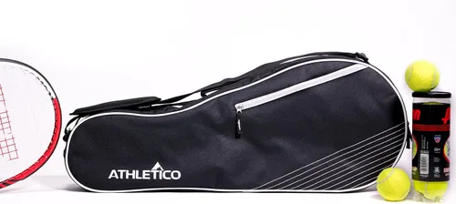 Vista 5 de Athletico - Bolsa de tenis y raqueta de raquetbol - Bolsas de tenis para mujeres y hombres para sostener raquetas de tenis, raquetas de raquetbol