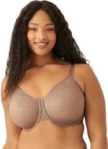 Vista 12 de Wacoal Brasier Reductor de Efectos Visuales Sin Forro con Aros de Cobertura Completa para Mujer, 857210 Negro