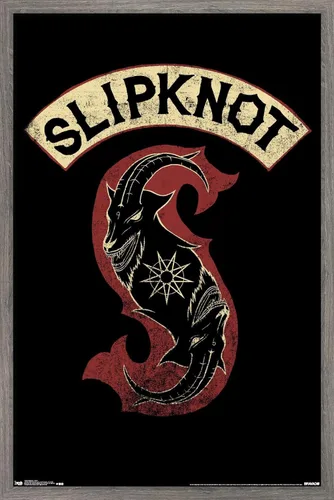 Vista 6 de Trends International Slipknot - Póster de pared de parche, 22.375 x 34 pulgadas, versión premium sin marco