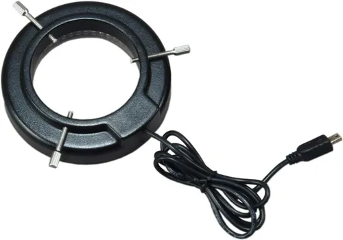 Vista 3 de OMAX 144 luz brillante estupenda del anillo del LED con la caja de control