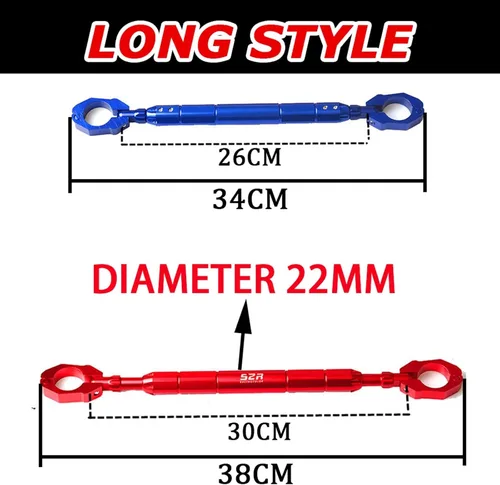 Vista 4 de MotorcycleBalance - Manillar para manillar Ducati Scrambler 800 400 1100 Scrambler800 (color negro, talla 1)