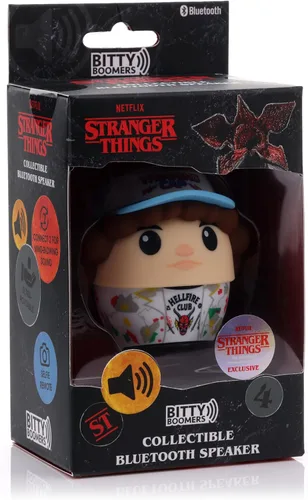 Vista 5 de Bitty Boomers Netflix Stranger Things: Dustin Temporada 4 - Mini altavoz Bluetooth