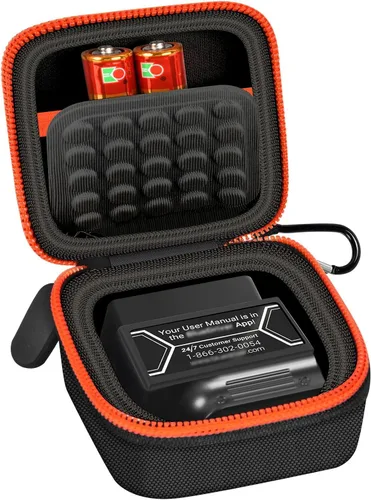 Vista 8 de ANKHOH Estuche para herramienta de escaneo BlueDriver Bluetooth Pro OBDII para iPhone y para Android, soporte mini portátil para automóvil y auto