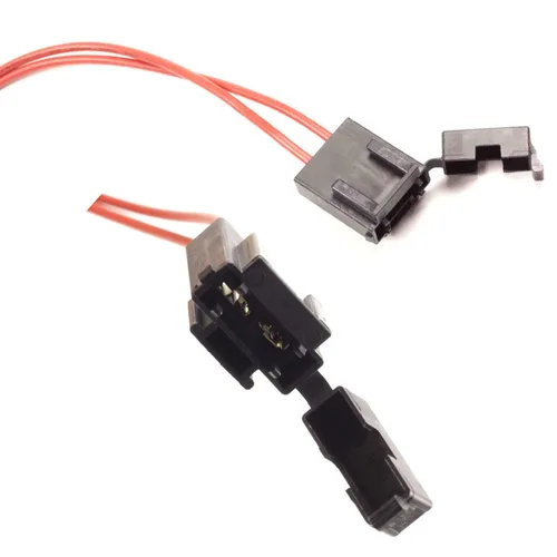 Vista 5 de 5 unids 16AWG Mini Blade Tipo Fuse Holder Heavy Duty Wire Extension Car Fuse Holder Connector 20A para vehículo pequeño espacio ATM