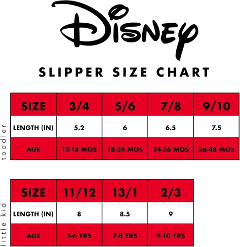 Vista 6 de Disney Boys Mickey Mouse Slippers Cozy Plush Fuzzy Slippers Non-Slip Non-Skid Slippers for Boys ToddlerLittle Kid