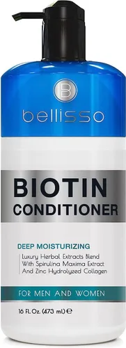 Vista 3 de BELLISSO Set de champú y acondicionador de biotina y acondicionador de biotina