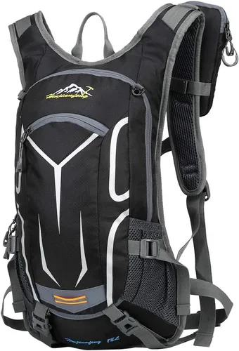 Vista 2 de Hebetag Mochila de ciclismo para bicicleta de montaña para hombres y mujeres, viajes, deportes al aire libre, motocicleta, ciclismo, equitación