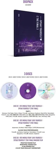 Vista 3 de BTS 2 Gift WORLD TOUR LOVE YOURSELF SPEAK YOURSELF THE FINAL Birdo KPOP Premium Mask+Extra Photocard