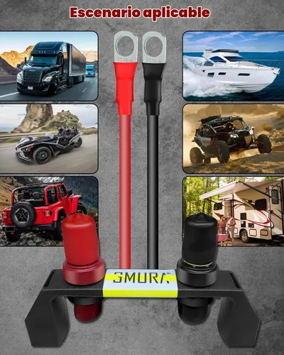 Vista 6 de Kit de poste de batería apto para Can Am X3 Polaris RZR 2 o 4 asientos