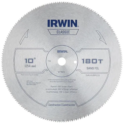 Vista 9 de IRWIN Tools Marathon WeldTec Hoja de sierra circular, 5-3/8 pulgadas, 18 dientes (4935203)
