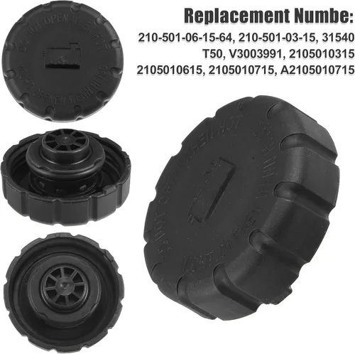 Vista 5 de ACROPIX Tapa de depósito de depósito de desbordamiento líquido para radiador de refrigerante de motor para Mercedes-Benz W140 W203 – Paquete de 1