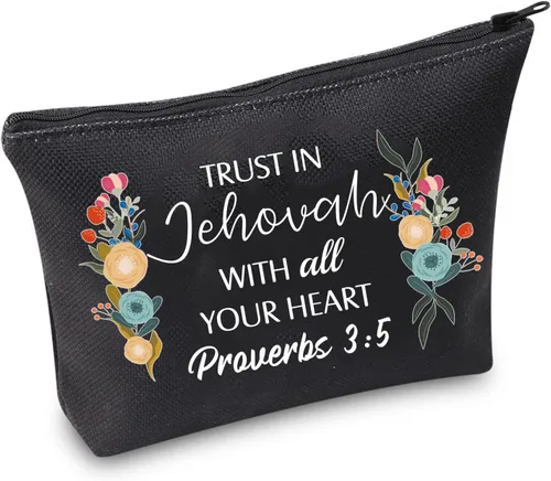 Vista 7 de TSOTMO Pioneer Gifts Pioneer - Neceser cosmético con cremallera para mujeres, regalo de vida pionera, el mejor regalo para la vida (Proverbios 3:5)