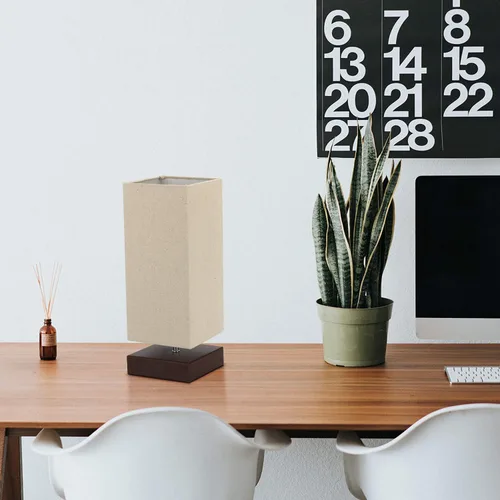 Vista 7 de Lámpara de Mesa con Control Táctil de Cabecera Regulable de 3 Vías Lámpara de Escritorio Táctil Lámpara Moderna de Mesa de Noche con Pantalla