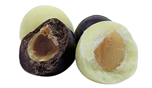 Vista 2 de Its Delish - Mezcla de nueces de macadamia cubiertas de chocolate (chocolate oscuro, leche y blanco) (1 libra)