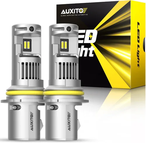 Vista 6 de AUXITO - Bombillas LED H13, 900% más brillantes, 120W, 24000 lúmenes por set, 6500 K, color blanco frío, 9008, bombillas LED, kit de repuesto