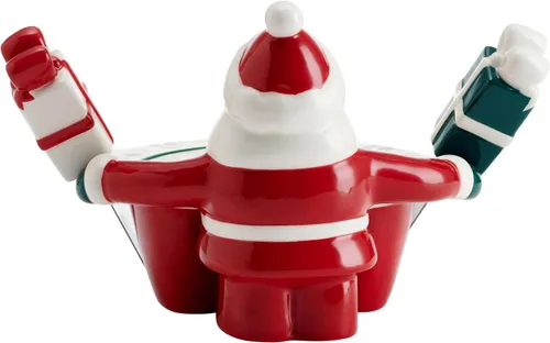 Vista 6 de Pfaltzgraff Winterberry Santa Dip Bowl con esparcidor Set