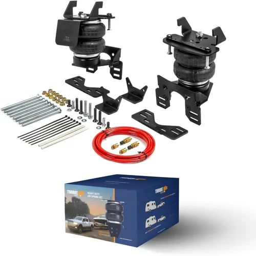 Vista 7 de TORQUE Kit de suspensión de bolsa de aire para Ford F350 F450 2017-2024 (solo chasis de cabina) 2WD 4WD F-350 F-450 Super Duty Bolsa auxiliar 000