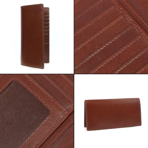 Vista 7 de ELIZO Carteras largas para hombre, Bourbon, Cartera larga