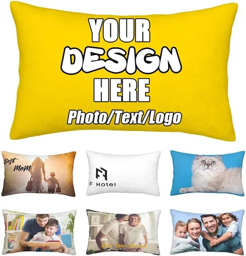 Vista 13 de Funda de almohada decorativa personalizada con foto de pareja, funda de cojín decorativo personalizada, fundas de almohada personalizadas