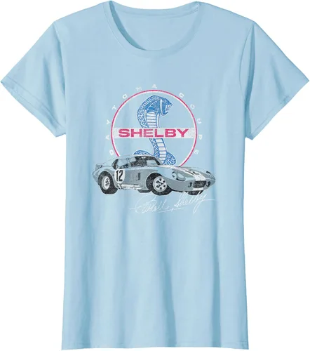 Vista 5 de Carroll Shelby Daytona Coupe Circle Logo Camiseta, Gris