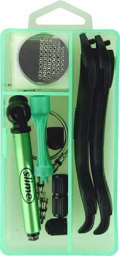 Vista 3 de Slime 20482 Kit de reparación de neumáticos para bicicleta: Kit de reparación y mantenimiento de tubos de bicicleta, 33 piezas