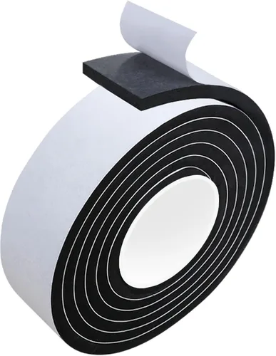 Vista 19 de Cinta de sellado de espuma EVA, 1 pulgada de ancho x 1/4 pulgada de grosor, cinta adhesiva para puertas y ventanas, bloqueador de corrientes