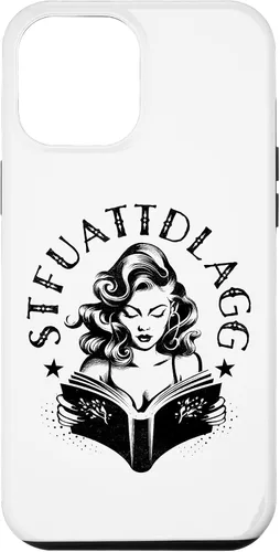 Vista 26 de Sexy STFUATTDLAGG Hot Woman Reading Spicy Good Book Love Case for iPhone 17