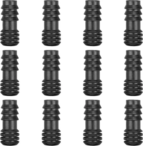 Vista 12 de 12 piezas de accesorios de riego por goteo para tubo de 1/2 pulgada a 1/4 pulgadas, camiseta reductora de tubería de 1/2 a 1/4 pulgadas, línea