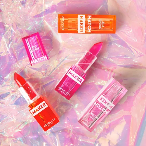 Vista 4 de Absolute New York Romantic Drive Color Adapting Jelly Lipstick MLMM06 Unidad romántica