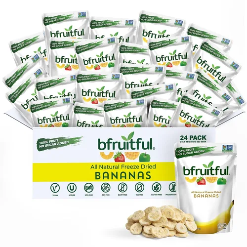 Vista 15 de bfruitful Manzana liofilizada + canela, sin azúcar añadido, paquete de bocadillos de frutas liofilizadas o para niños y adultos, bocadillos