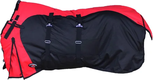 Vista 8 de CHALLENGER Manta de invierno de 60 pulgadas 1200D Horse Turnout impermeable de peso pesado 5EE20BG