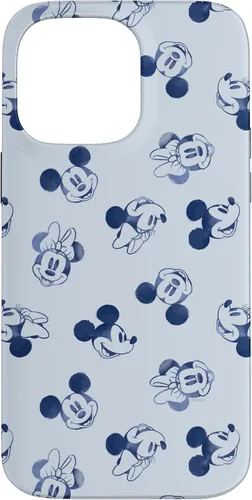 Vista 21 de Funda retro para iPhone 16 Disney Minnie y Mickey Mouse Icon Faces Vintage Art Retro