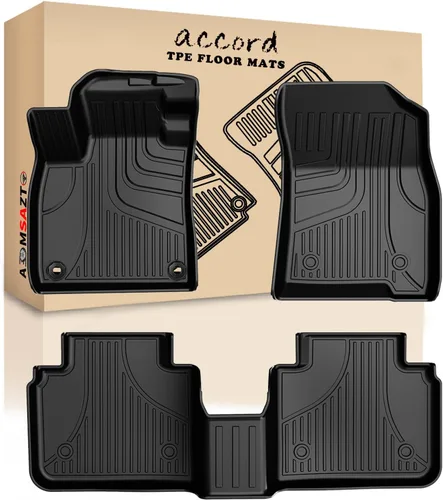 Vista 10 de Revestimiento de carga para Honda Accord Sedan 2018-2026 (Gasolina y Híbrido) - AOMSAZTO Alfombra de carga personalizada para Accord